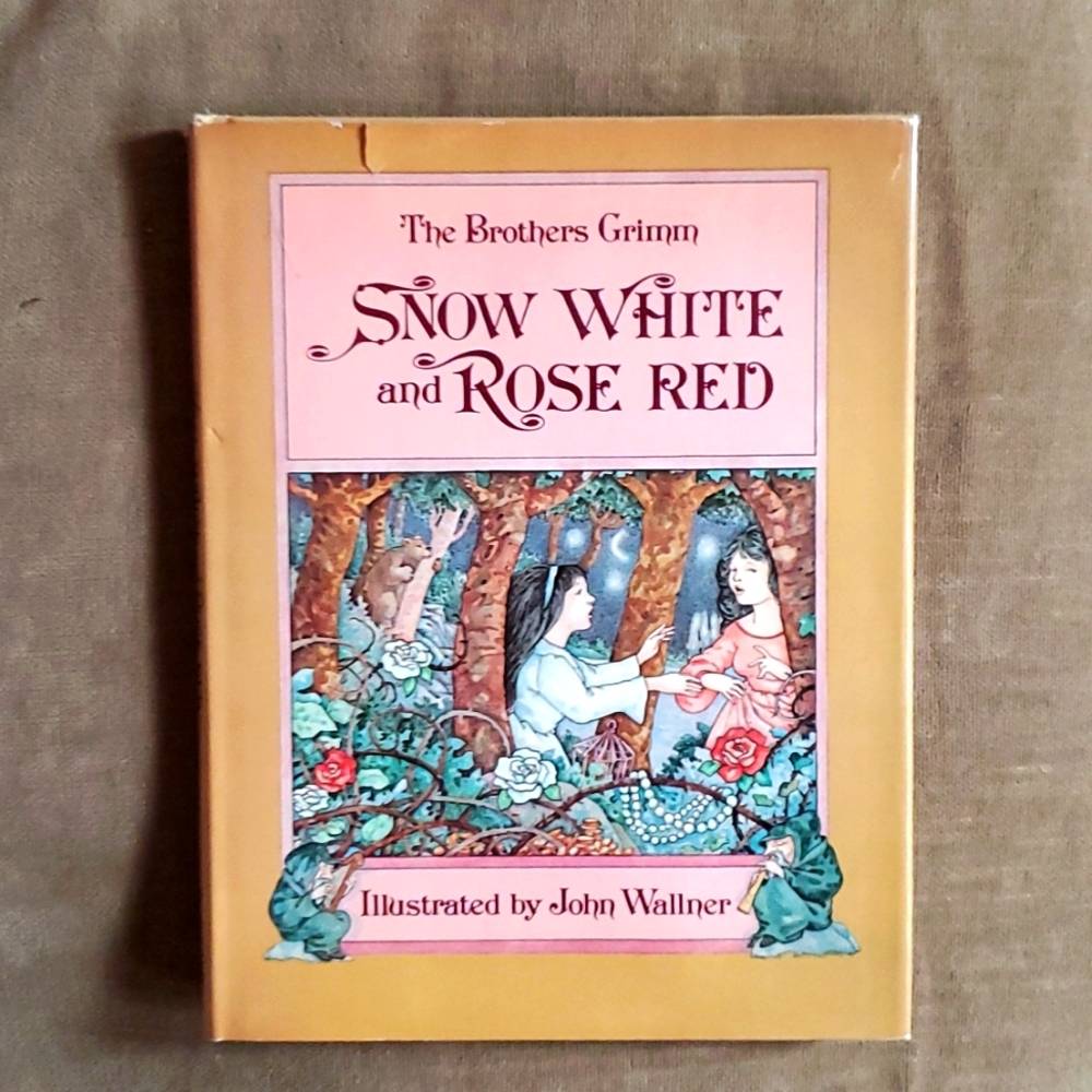 👸 VINTAGE THE BROTHERS GRIMN SNOW WHITE & THE ROSE RED👸